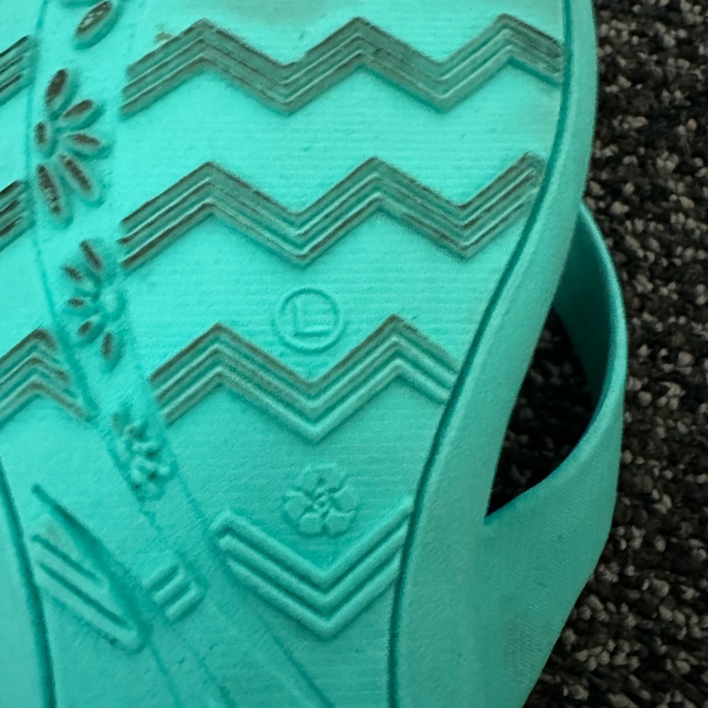 OKABASHI WOMEN'S Splash Flip Flops SANDALS SIZE L Green - Picture 8 of 8